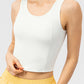 Round Neck Wide Strap Active Tank