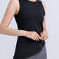 Round Neck Sleeveless Sports Tank Top