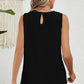 Ruched Round Neck Tank