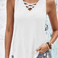 Eyelet Wide Strap Tank