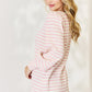 Celeste Full Size Long Bishop Sleeve Striped Top