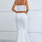 Cutout Seam Detail Cami and Fishtail Skirt Set