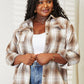 Mandy Plaid Dropped Shoulder Shirt