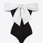 Contrast Bow Detail Two-Piece Swim Set