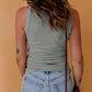 Round Neck Sleeveless Tank