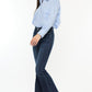 Kancan Full Size Mid Rise Flare Jeans