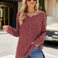 Round Neck Long Sleeve T-Shirt