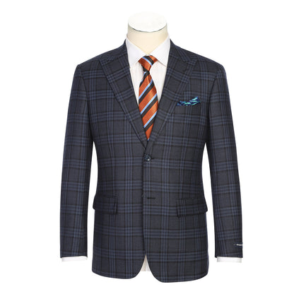 567-6 Men's New Slim Fit Wool Blazer DARK GRAY L38 New Slim Fit