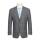 293-25 Men's Dimgray Classic Fit Checked Suits