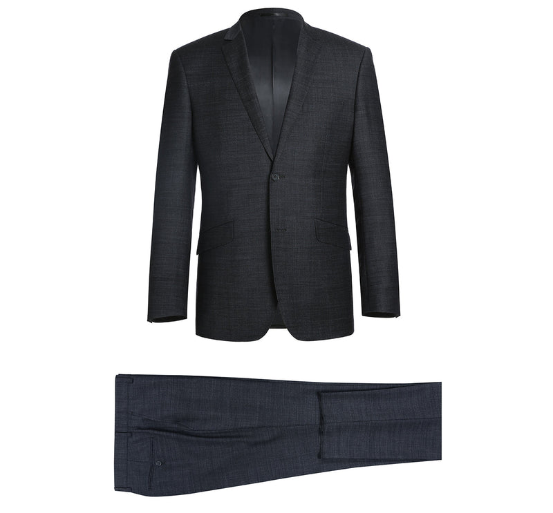 558-2 Men's Slim Fit Wool Suit