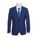 Men's Blue Mini-Check Wool Suit