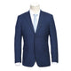 Men's Dark Blue Windowpane Check Suit