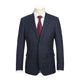 Dark Blue Check Suit