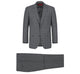 278-1 Men's Grey 3-Piece Formal Suit