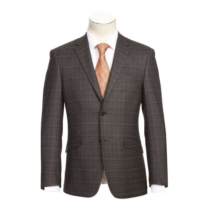 563-9 Men's Slim Fit Wool Blazer DARK BLUE L38 Slim Fit