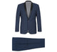 Men's Slim Fit 2-Piece Shawl Lapel Tuxedo Navy Suit