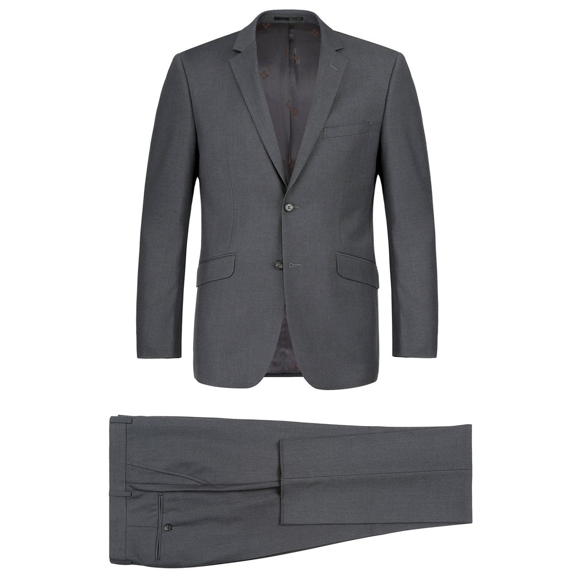 201-4 Men's 2-Piece Single Breasted Notch Lapel Suit