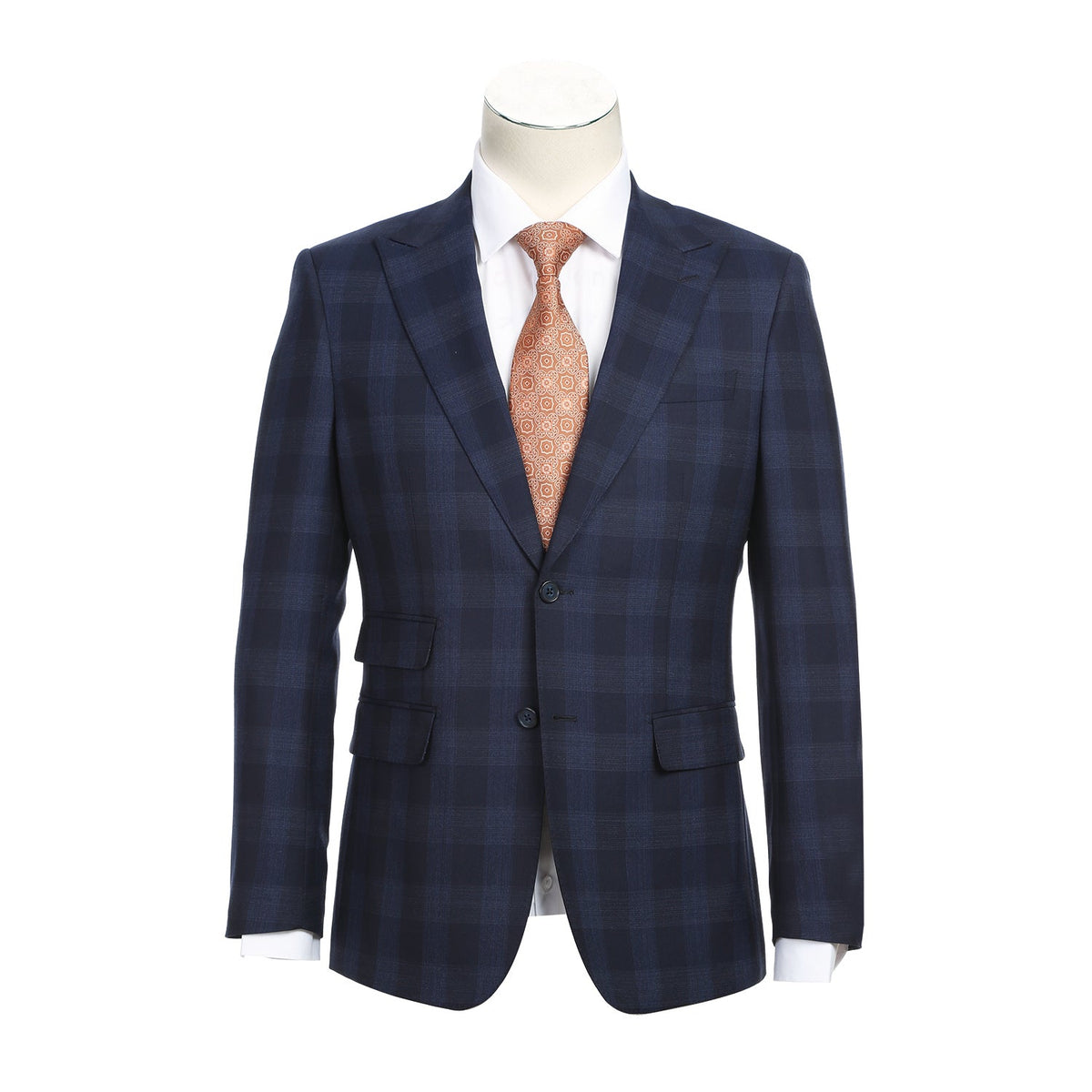 EL82-65-410 Navy Wool Suit