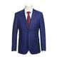Royal Blue Check Suit