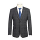 Navy Gray Check Suit