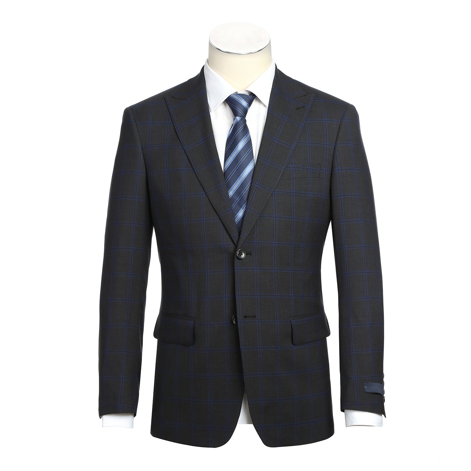 566-8 Men's New Slim Fit Wool Suits