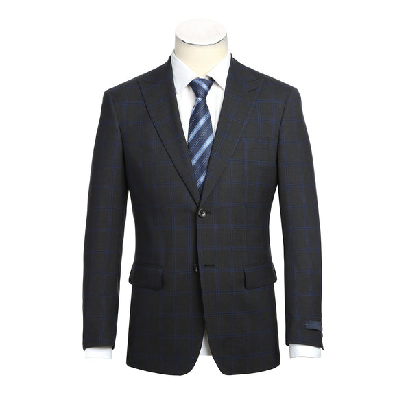 566-8 Men's New Slim Fit Wool Suits