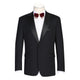 508B-1 Men's Satin Peak Wool Stretch Tuxedo
