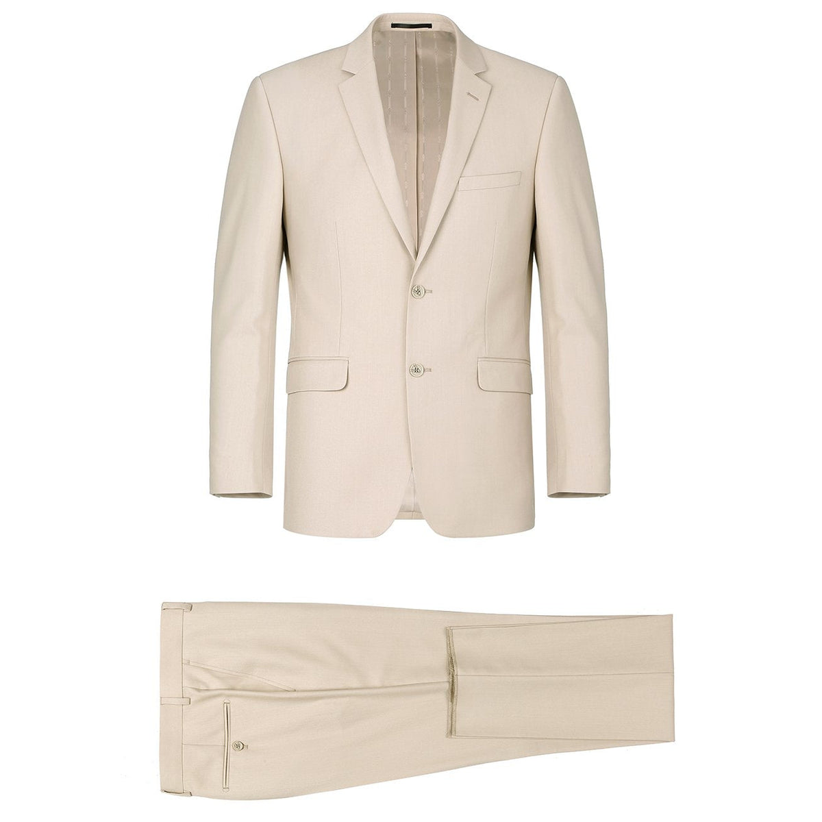 201-3 Men's 2-Piece Single Breasted Notch Lapel Suit