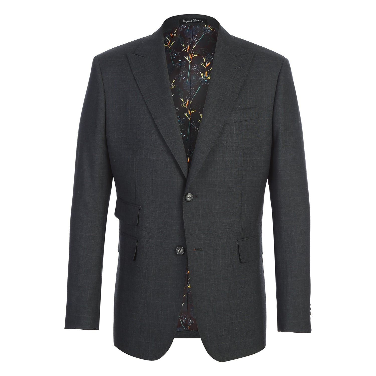 English Laundry EL22-58-341 Wool Suit OLIVE L40 33 Slim Fit