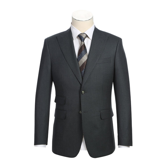 EL12-33-341 Black Stripe Suit