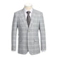 Light Grey Check Suit