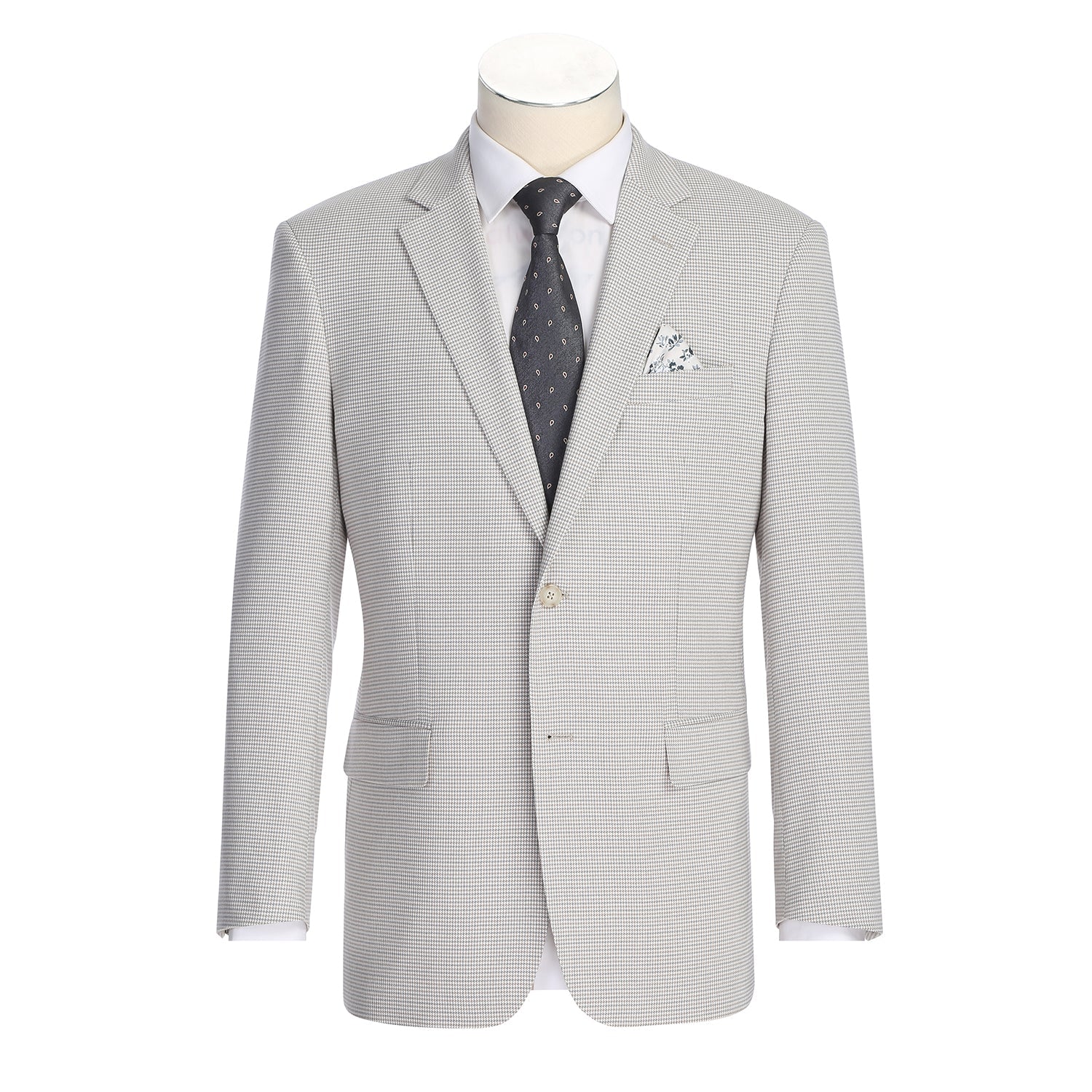 294-66 Men's Classic Fit Bib Blazer LIGHT BEIGE L38 Classic Fit