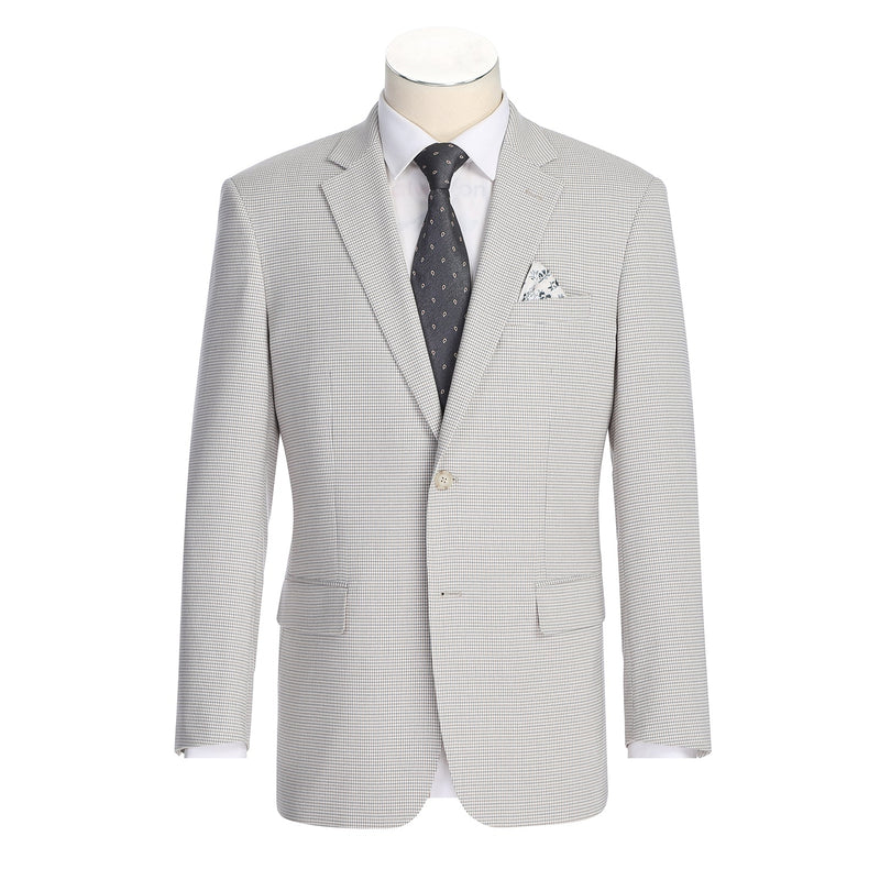 294-66 Men's Classic Fit Bib Blazer LIGHT BEIGE L38 Classic Fit