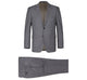 Men's 2-Piece Notch Lapel Wool Stretch Suit