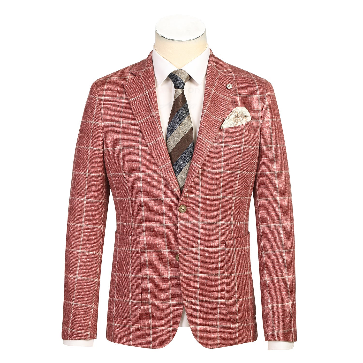 PS25-3 Men's Slim Fit Riserva Jacket CRIMSON L40 Slim Fit