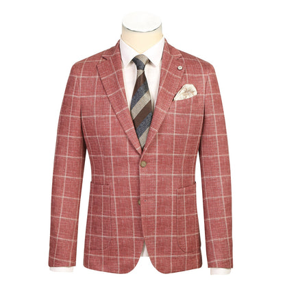 PS25-3 Men's Slim Fit Riserva Jacket CRIMSON L40 Slim Fit