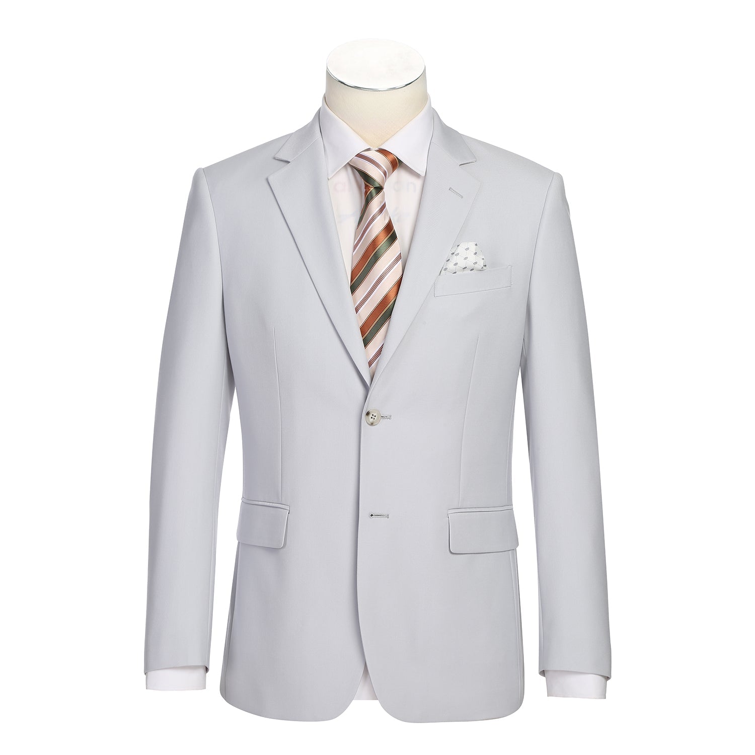 201-15 Men's 2-Piece New Slim Fit Single Breasted Notch Lapel Suit