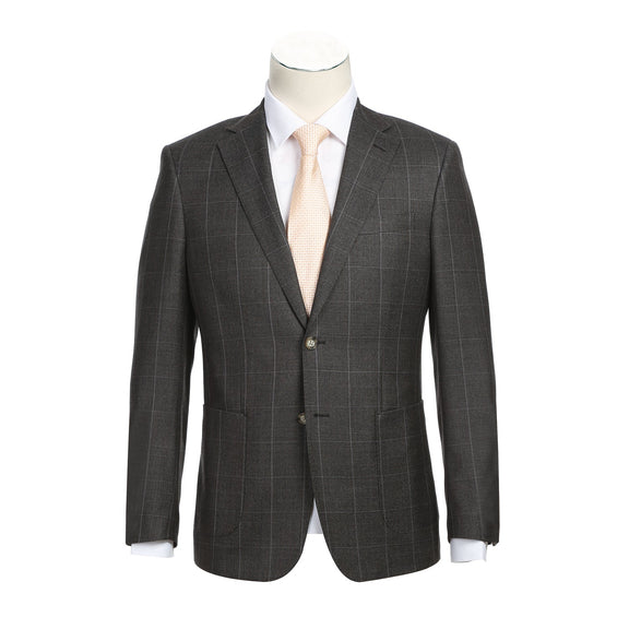 EL82-61-095 Brown Wool Suit