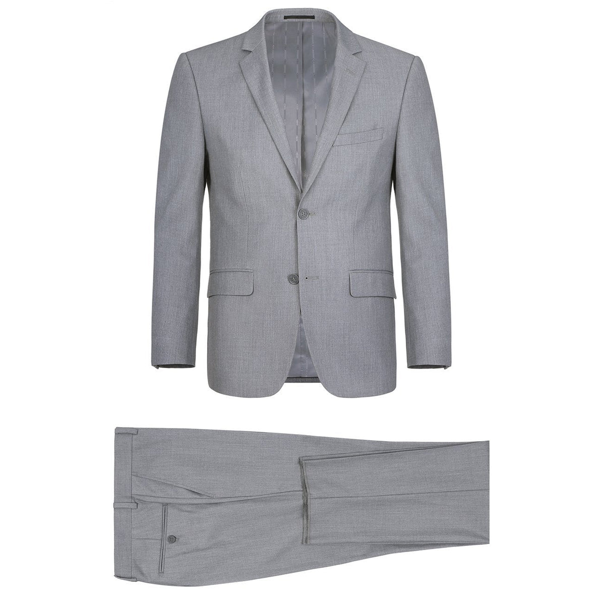 202-2 Men's 2-Piece Single Breasted Notch Lapel Suit