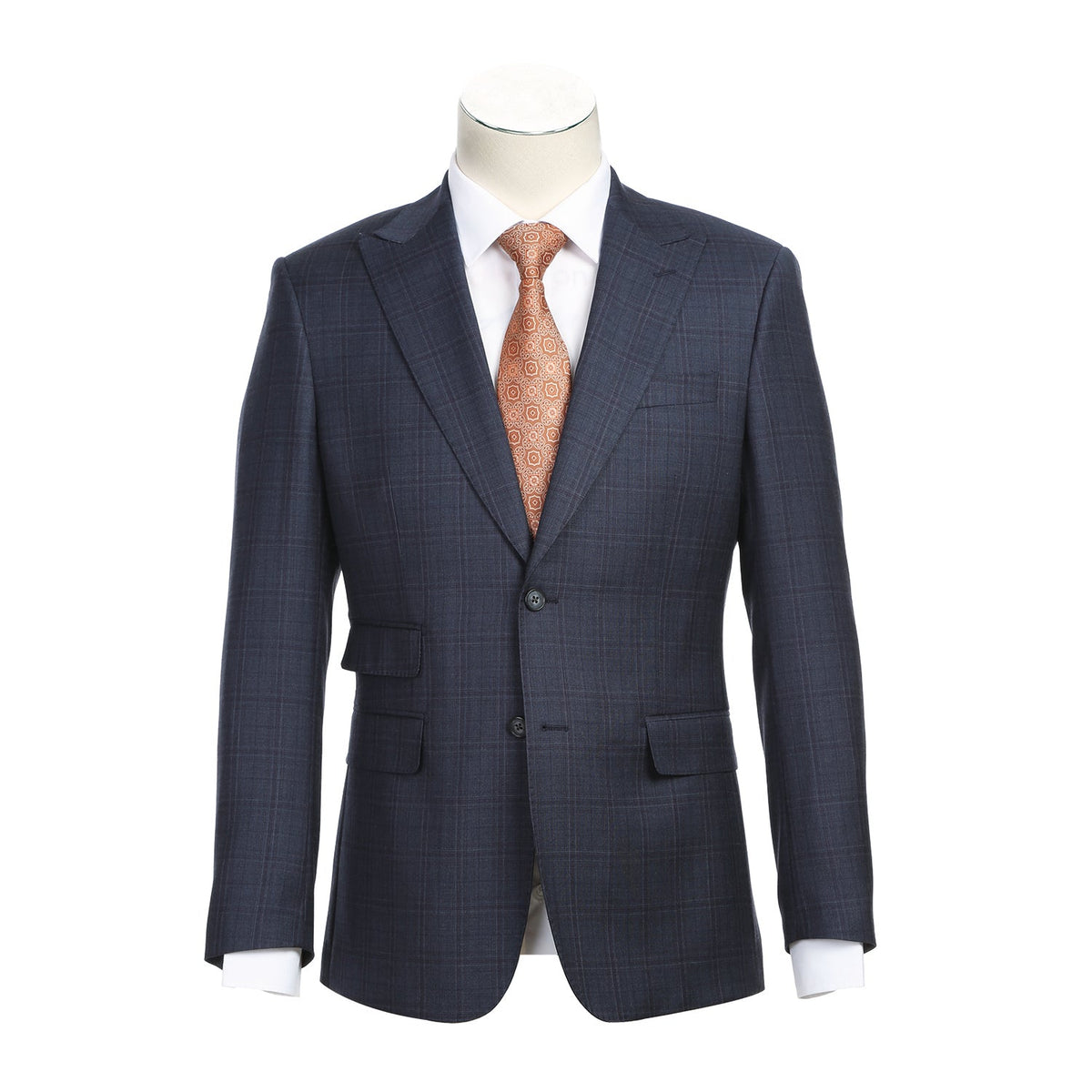 EL82-66-095 Gray Wool Suit