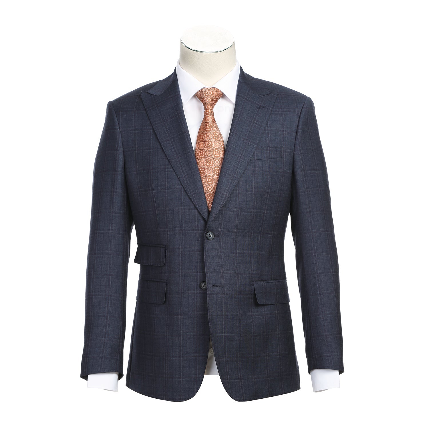 EL82-66-095 Gray Wool Suit