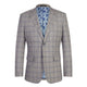 EL22-61-092 Men's Light Gray Wool Suit