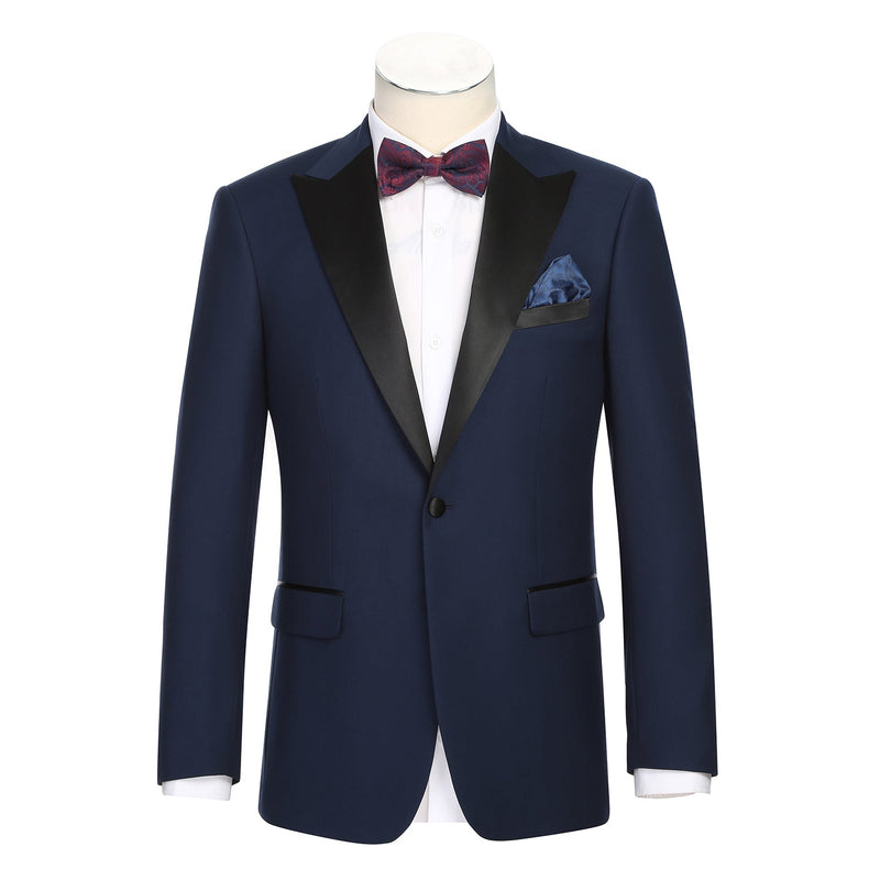 201-19 Men's New Slim Fit Peak Tuxedo