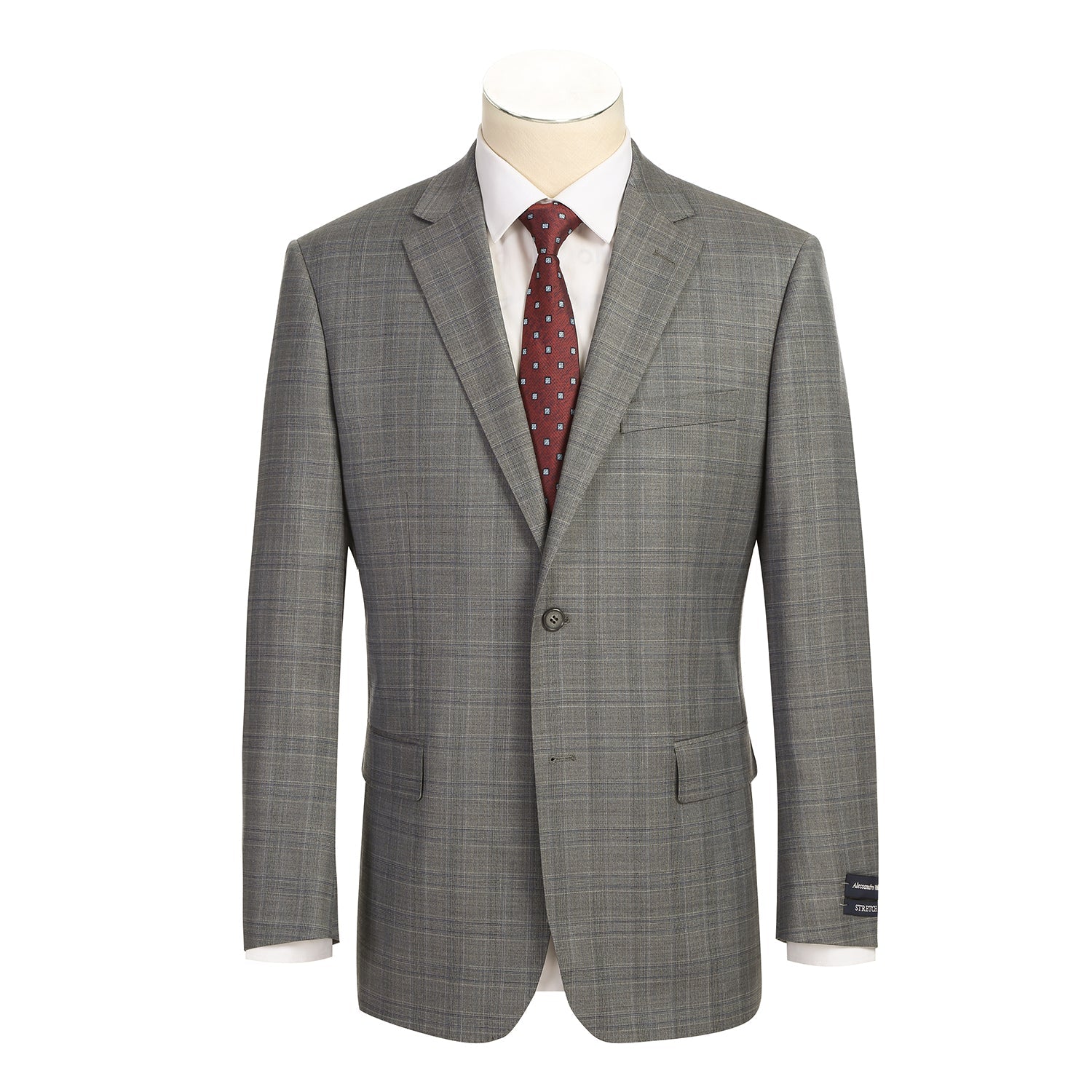 566-12 Men's Classic Fit Wool Suits