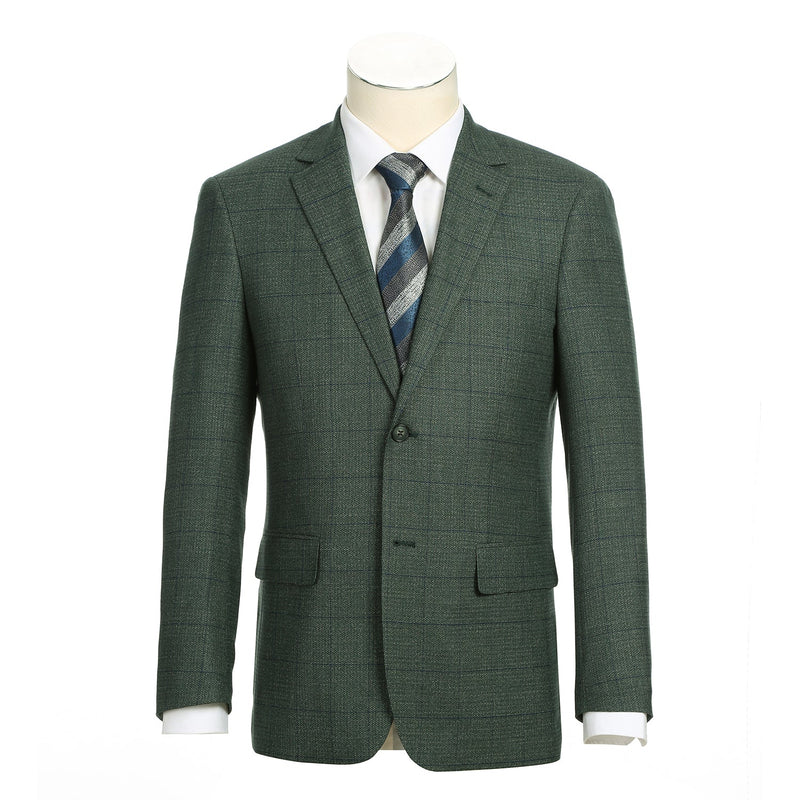 294-36 Men's New Slim Fit Blazer GREEN L38 New Slim Fit