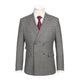 ENGLISH LAUNDRY EL12-60-093 Double-breasted Gray Check Suit
