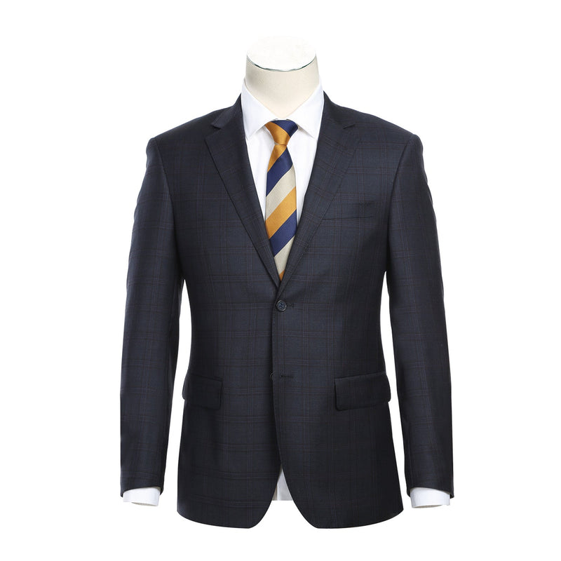564-5 Men's New Slim Fit Wool Suit