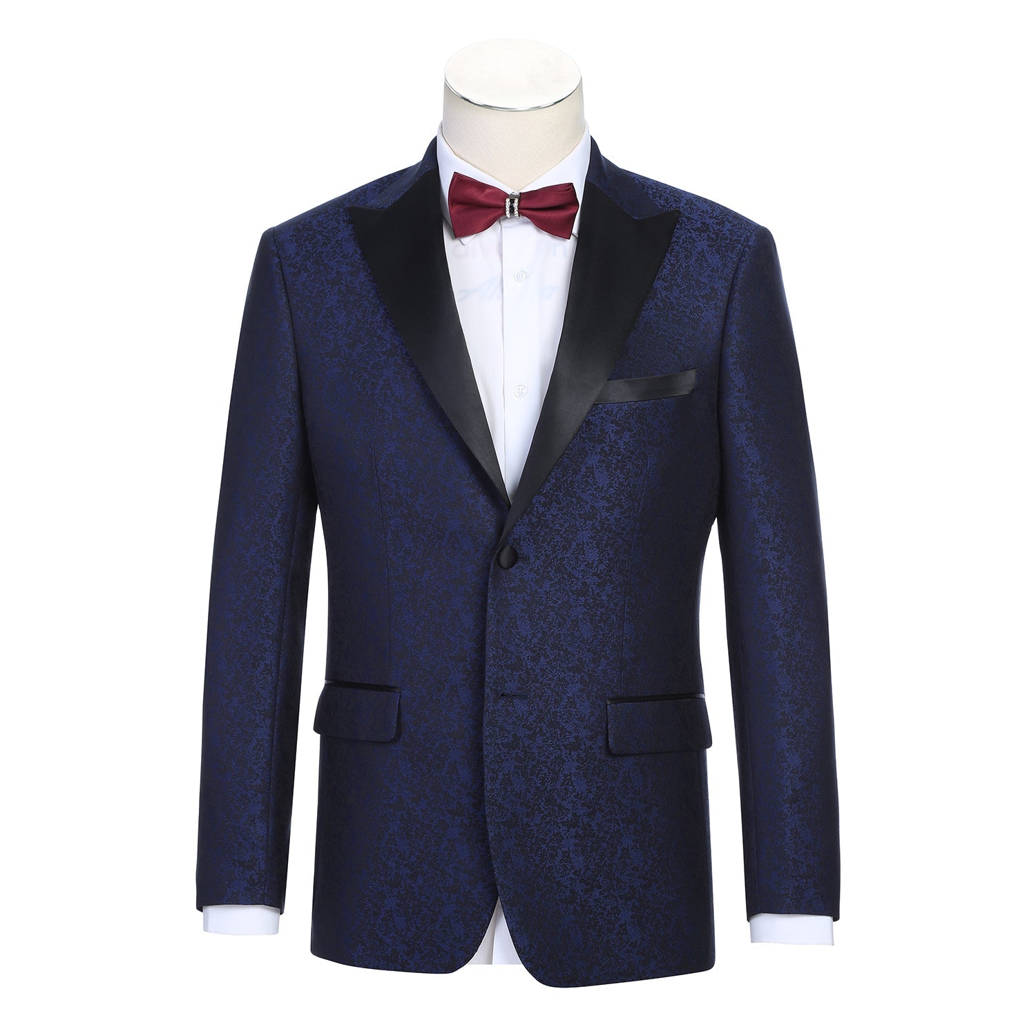 290-17 Men's New Slim Fit Tuxedo Jacket ROYAL BLUE L38 New Slim Fit
