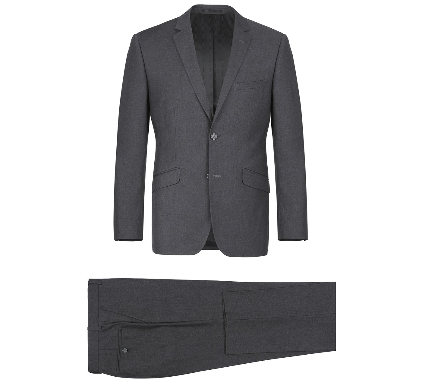 202-1 Men's 2-Piece Single Breasted Notch Lapel Suit