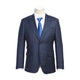 Gray Blue Wool Suit